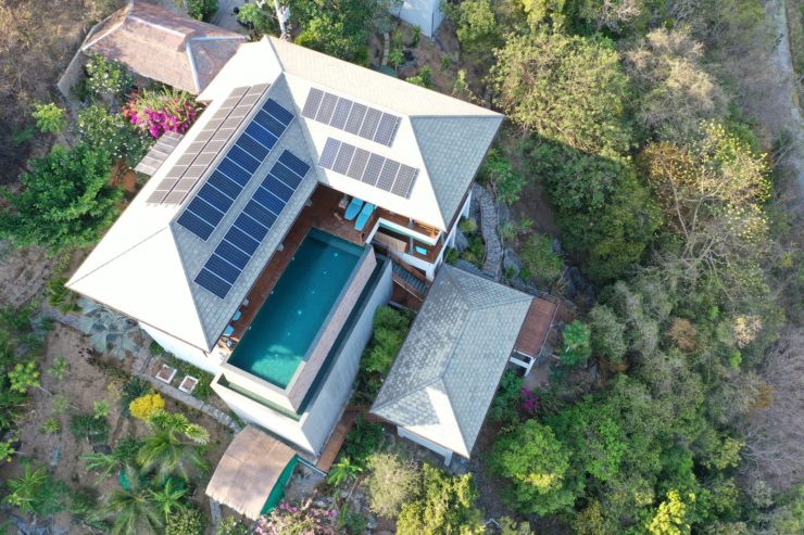 15 KW Solar Ko Samui Systemi, Taling Nam Solar Samui 2020 / Green energy